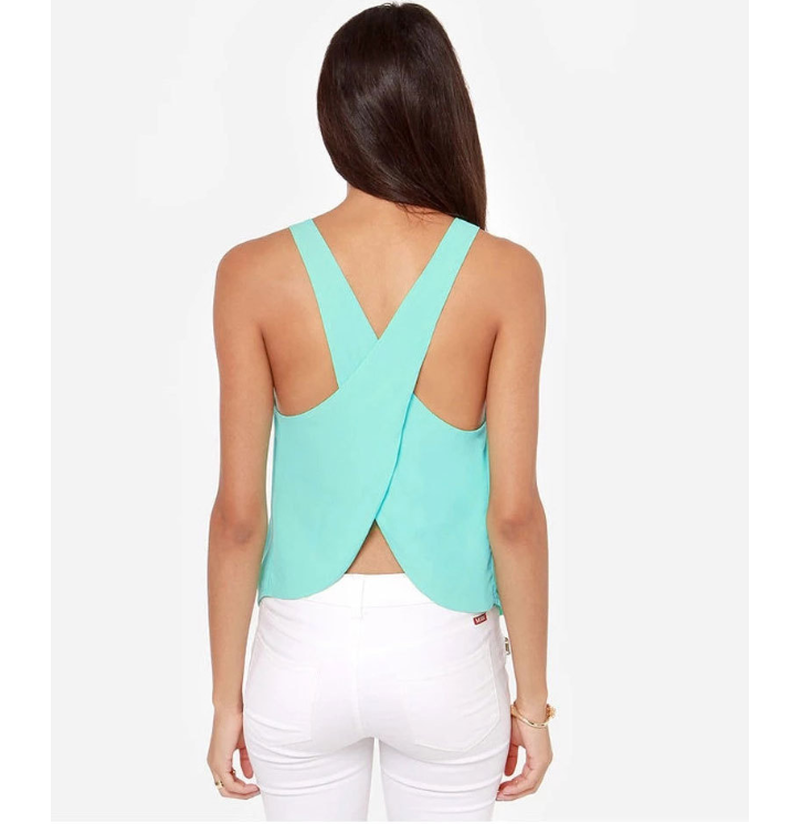 2018 Popular Candy Color Women’s Chiffon Camisole