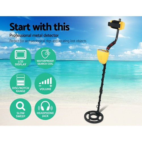 Metal Detector 180MM Deep Sensitive Waterproof Treasure Hunter Gold