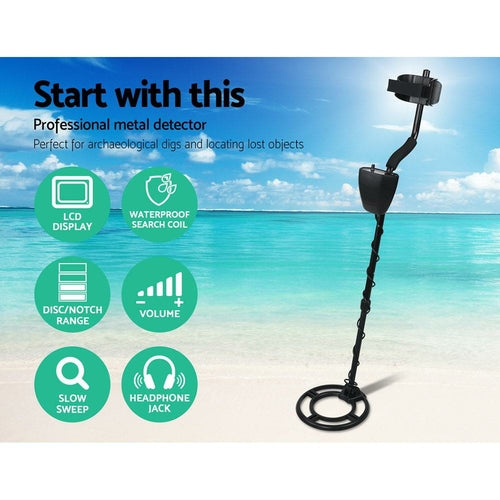 Metal Detector 220MM Deep Sensitive Waterproof Treasure Hunter Gold
