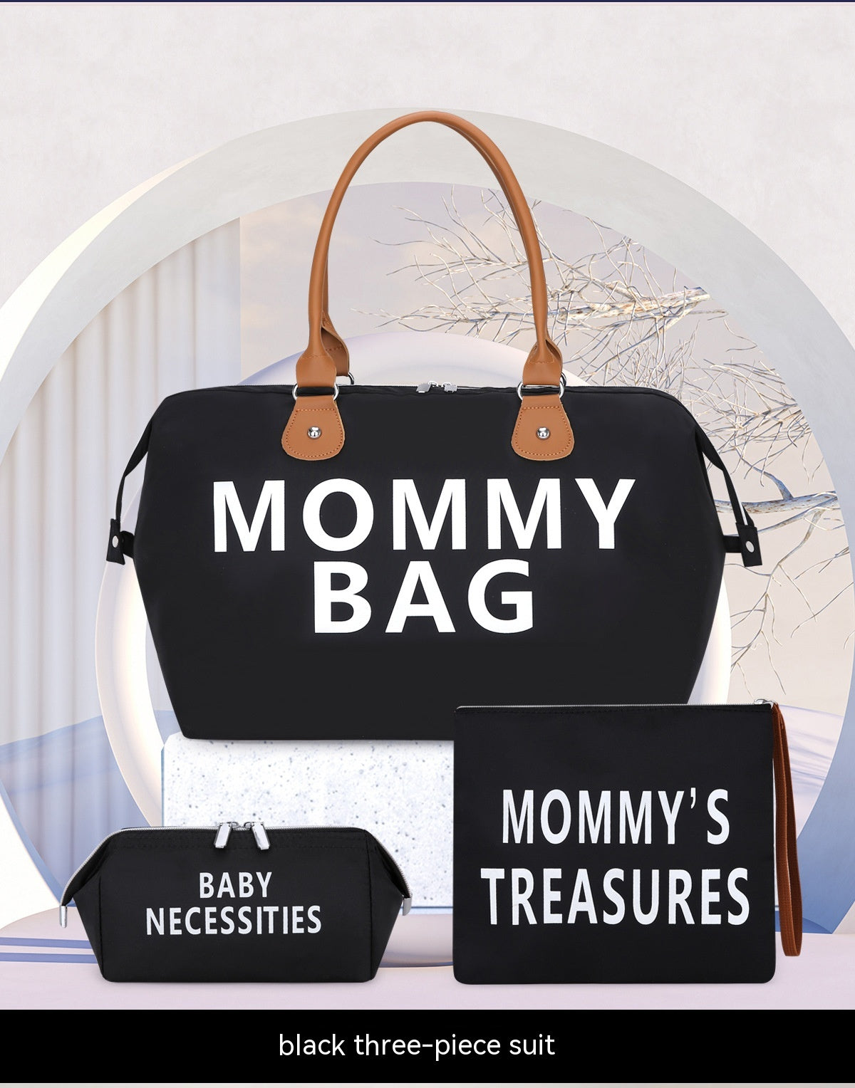 Popular Mummy Travel Bag Three-Piece Set